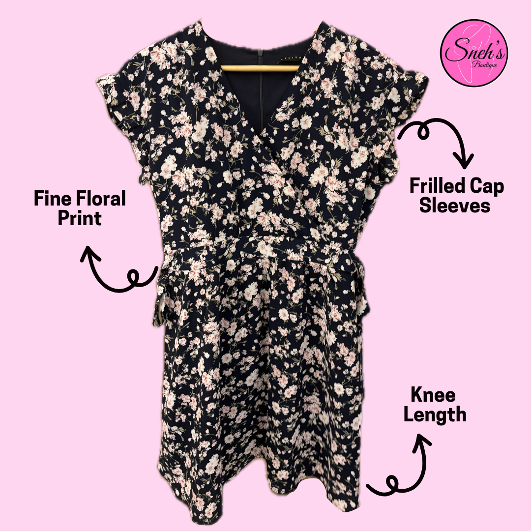 Floral Printed Mini Dress - 1020